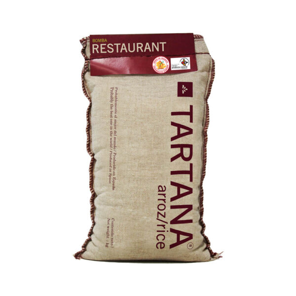 ARROZ BOMBA EN TELA 1KG TARTANA