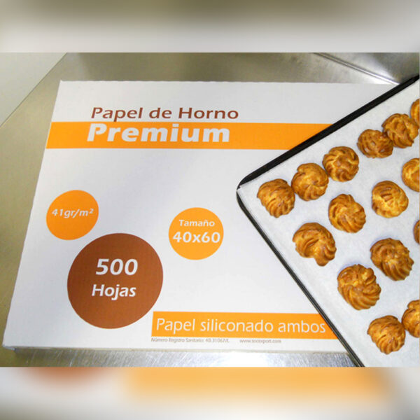 02-853613 500 HOJAS DE PAPEL DE HORNO 41G 40x60CM