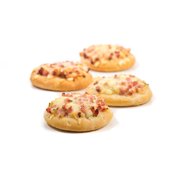 MINI PIZZA PROSCIUTTO 30GR 160UND ALVILARDAN