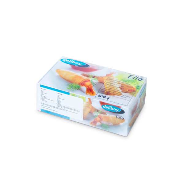 LANGOSTINO ENVUELT0 PASTA FILO 41/50 800 DELIBOY