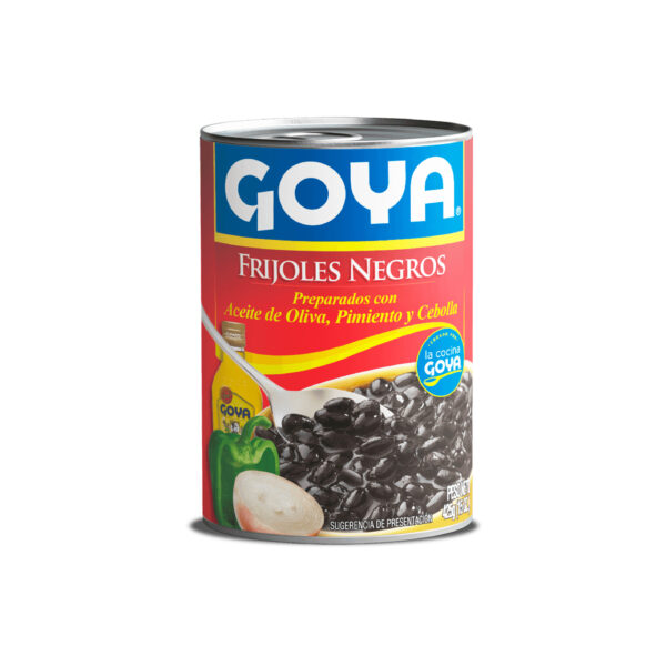 FRIJOLES NEGROS GUISADOS 425 GR LATA GOYA