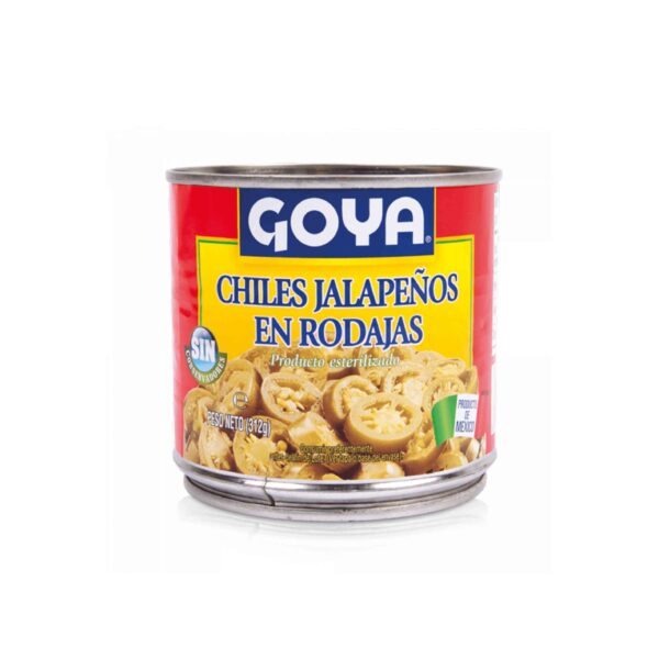 JALAPEÑOS CHILES RODAJA 312 GR LATA GOYA