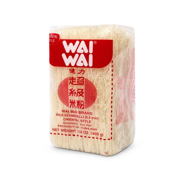 FIDEO DE ARROZ VERMICELLI WAI WAI 400GR