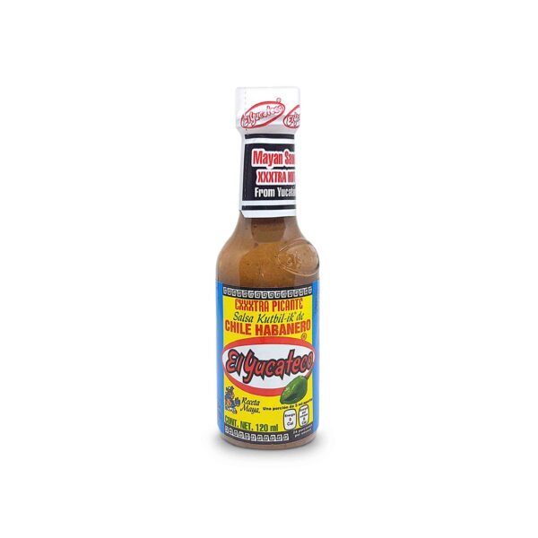 SALSA HABANERA EXTRA PICANTE EL YUCATECO 120ML