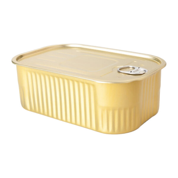 LATA RECTANGULAR CON TAPA 100 UNIDADES SOSA