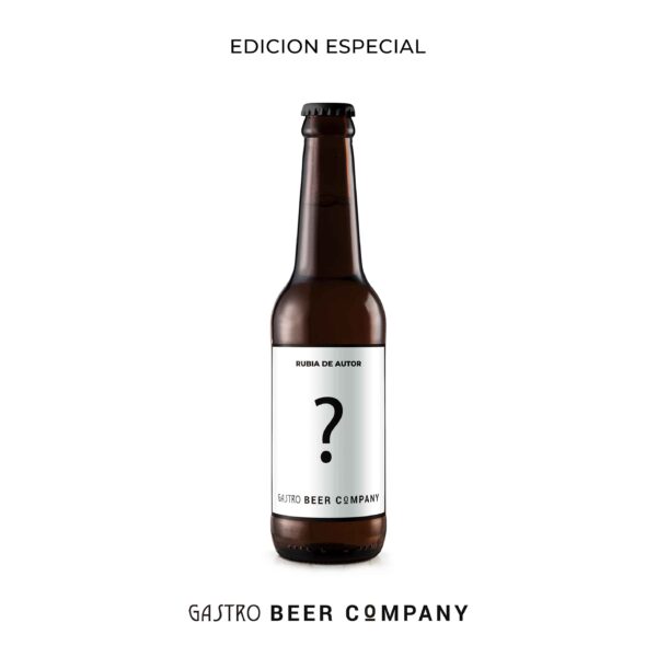CERVEZA PERSONALIZADA  0,33 CL BY GASTRO