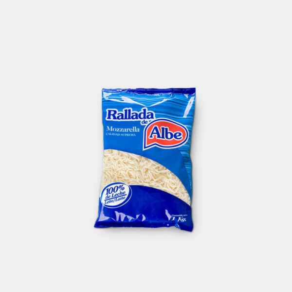 MOZZARELLA RALLADA 1KG LA VACA ALBE