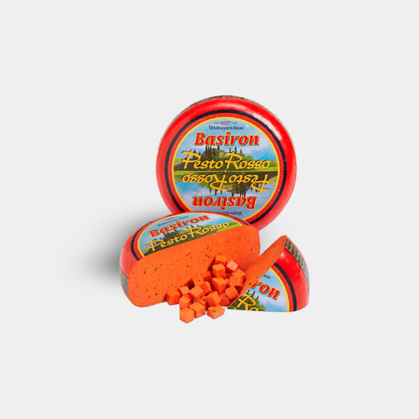 GOUDA PESTO ROJO RUEDA 4,5KG