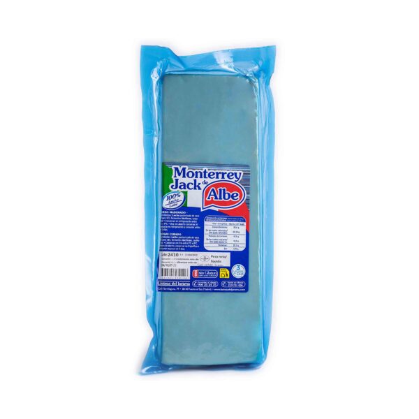 QUESO BARRA MONTEREY JACK 2,4KG ALBE
