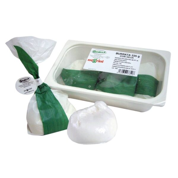 BURRATA CON FOGLIE 335GR X 3UND (2KG) 2UND