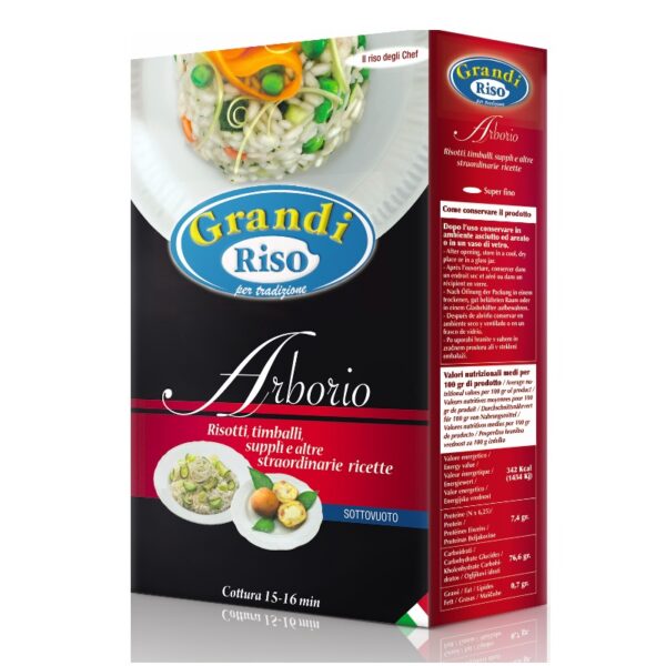 RISO ARBORIO LINEA EXTRA 1 KG X 12 UD GRANDI RISO