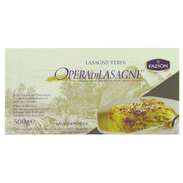 LASAGNA VERDE 0,5KG 12U FAZION
