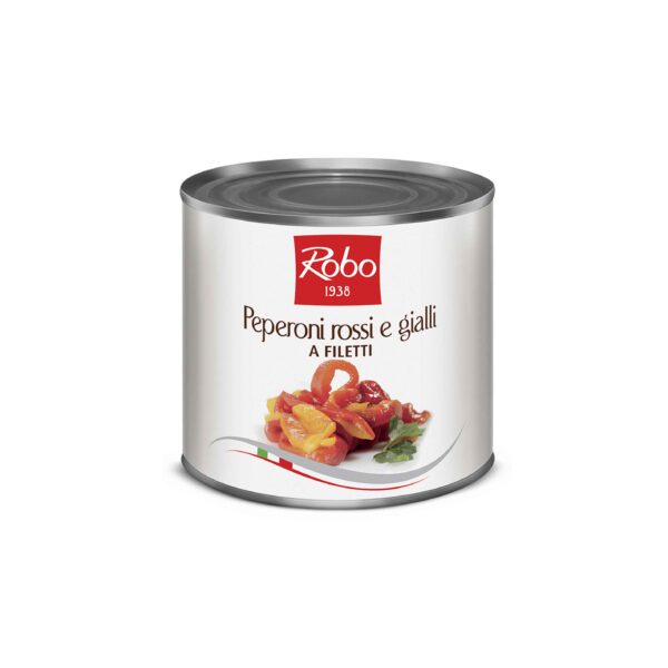PEPERONI ROSSI E GIALLI A FILETTI 3KG 6U ROBO