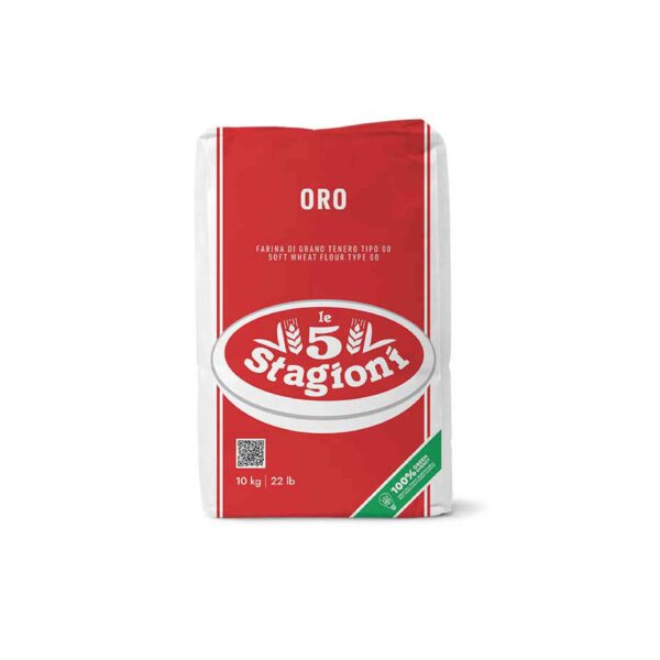 FARINA 00 W 380 SACCO ROJO 10KG 1U 5STAG