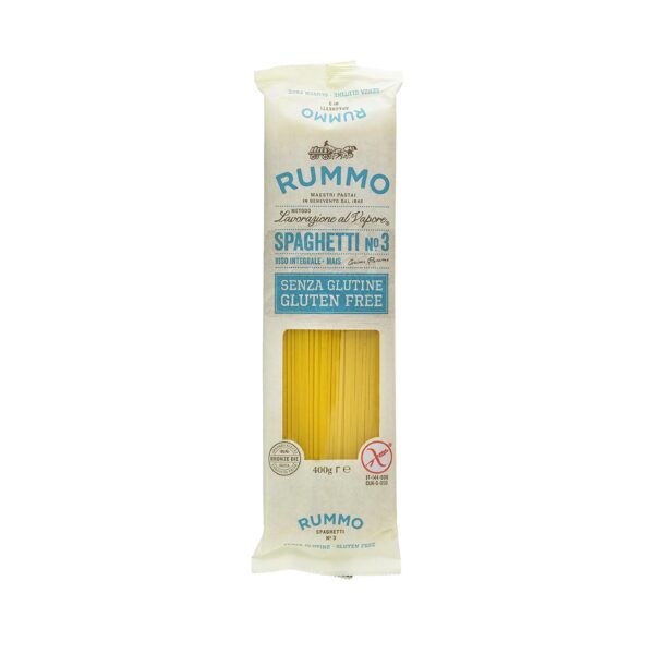 SPAGUETTI SIN GLUTEN 400 GR X 12 RUMMO