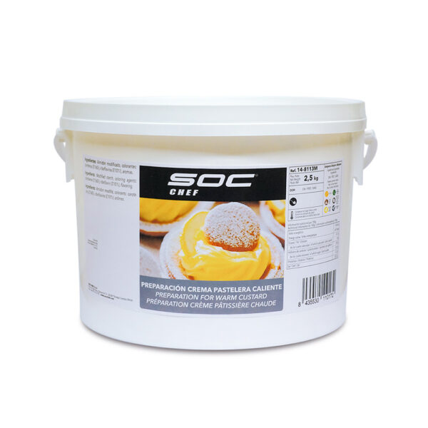 CREMA PASTELERA PREPARACION CALIENTE 2,5KG