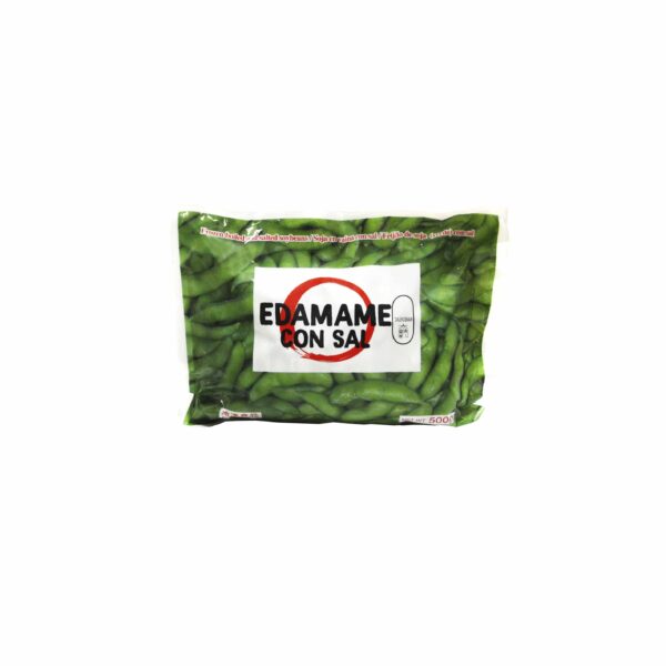 EDAMAME COCIDO CON VAINA  500GR TAIKOBAN