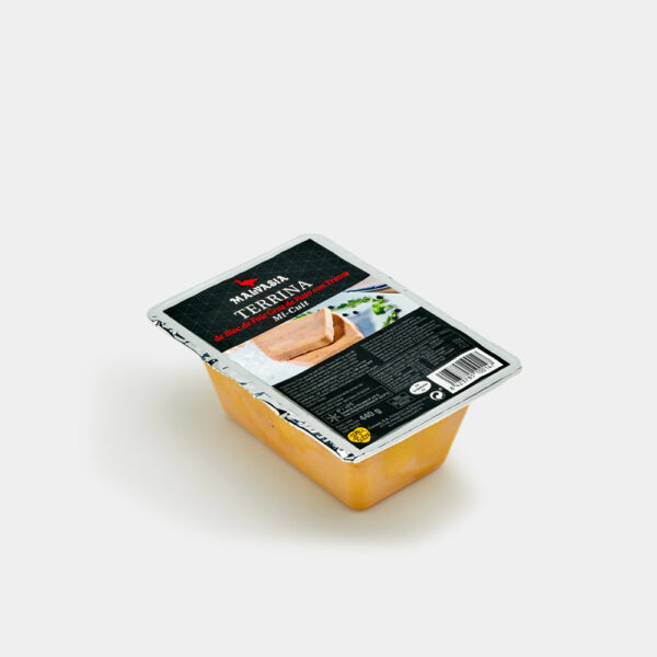 BLOC FOIE GRAS MI CUIT TROZOS TARRINA 440GR MALVAS