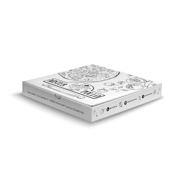 CAJA PIZZA 47 X 47 MISTER POLLO 50UND
