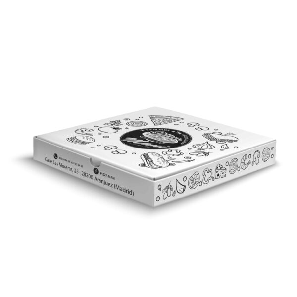 CAJA PIZZA 40 X 40 MANI PIZZA 50 UNIDADES