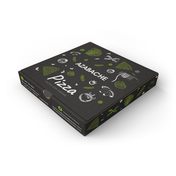 CAJA PIZZA 47 X 47 AZABACHE 50UND