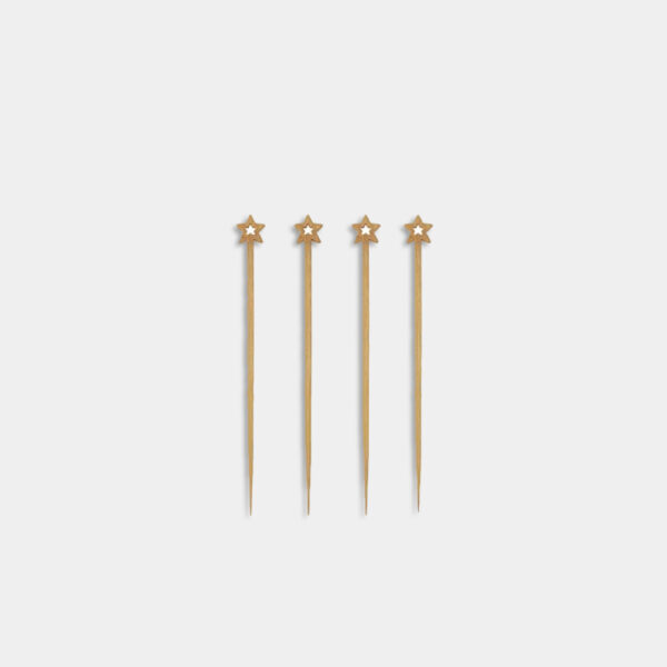 100 PINCHOS 12CM STAR