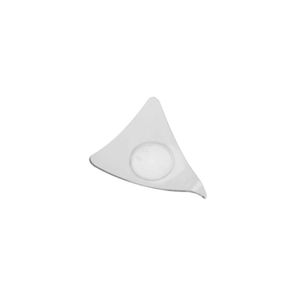 BOL TRIANGULO 7,7 X 9,5 X 9,5CM TRANSP. 50UND PAPS