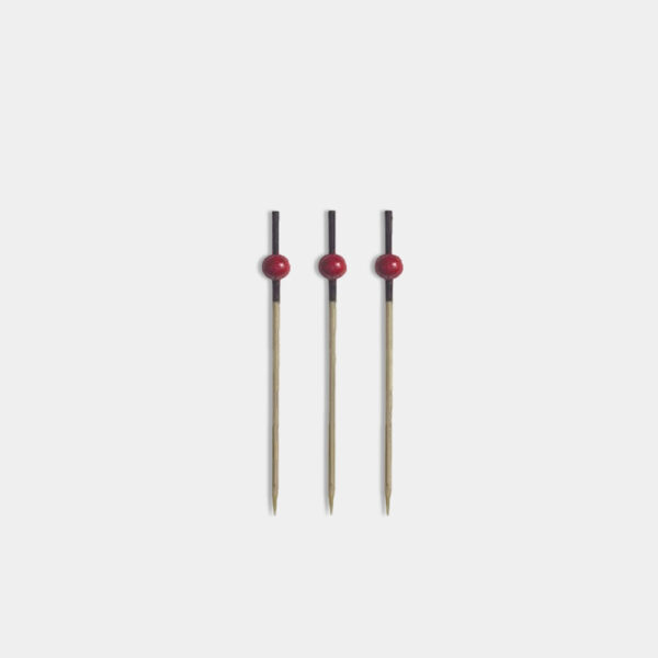 250 PINCHOS 7CM RED PEARL