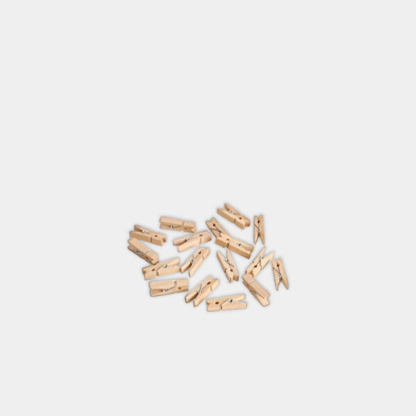 100 MINI PINZAS MADERA 3,5CM PAPSTAR