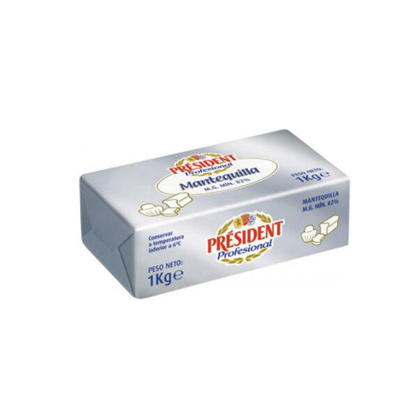 MANTEQUILLA PROF. PRESIDENT BARRA 1KG