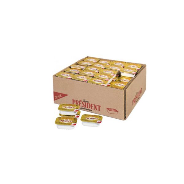 MANTEQUILLA TARRINAS 10GR 100UND PRESIDENT