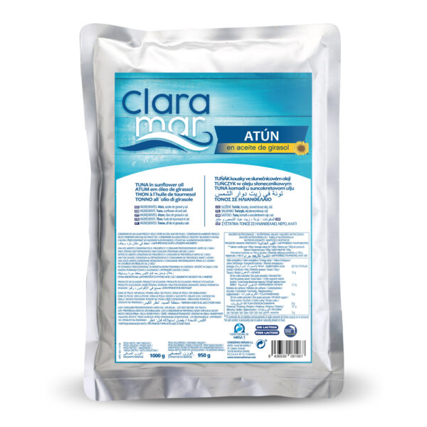 ATUN EN ACEITE DE GIRASOL BOLSA 1KG HERSAN
