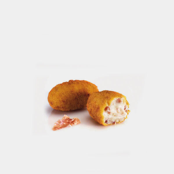 CROQUETA JAMON MINI 25GR 4 KG OKELAN