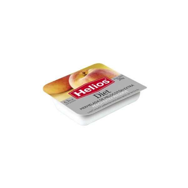 MERMELADA MELOCOTON DIET PORC. 20GR 64UND HELIOS