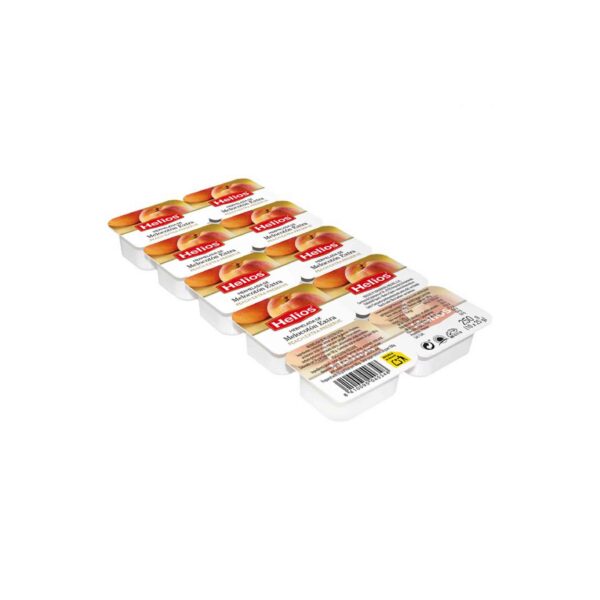 MERMELADA MELOCOTON PORCIONES 25 GR 80UND HELIOS