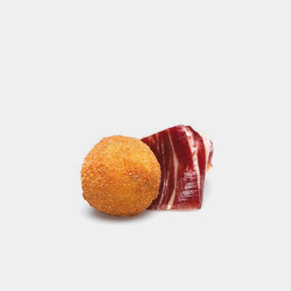 CROQUETA JAMON IBERICO COCKTAIL 25GR. 128UND AP