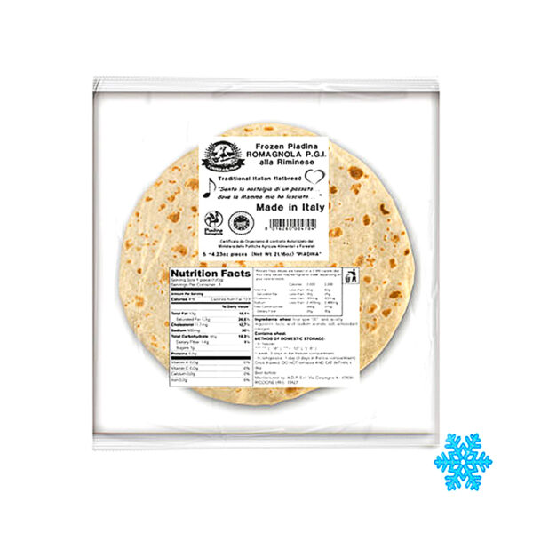 PIADINA CONGELADA 29 CM 10 UN X 5 NEGRINI