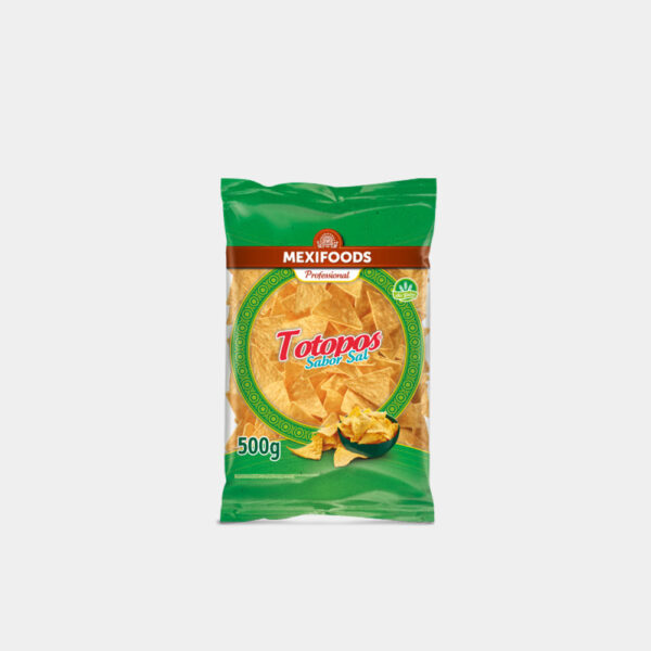 TOTOPOS NACHOS 1/6 CHIPS 500G X 12P