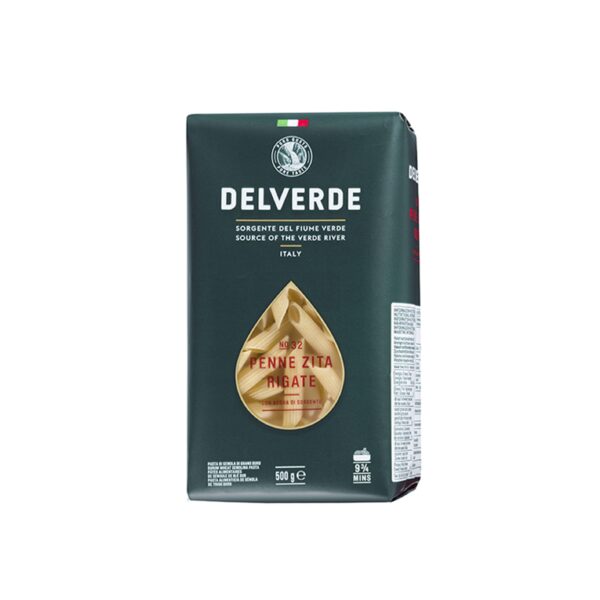 PENNE ZITA RIGATE BRONZO 500GR DELVERDE