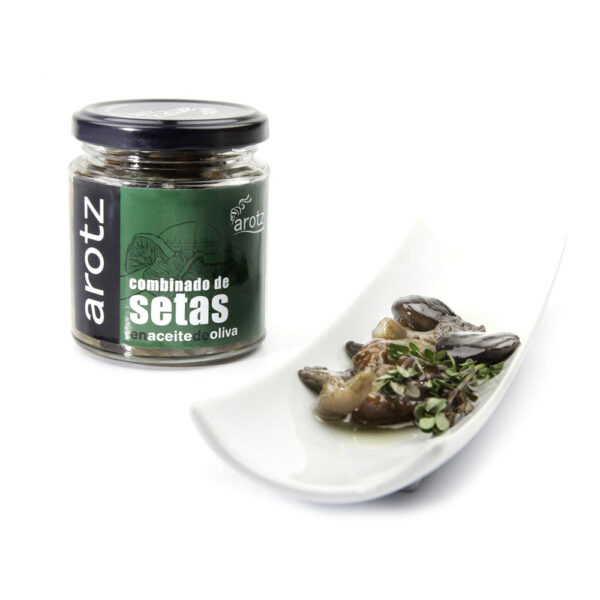 COMBINADO DE SETAS EN ACEITE DE OLIVA 160GR AROTZ