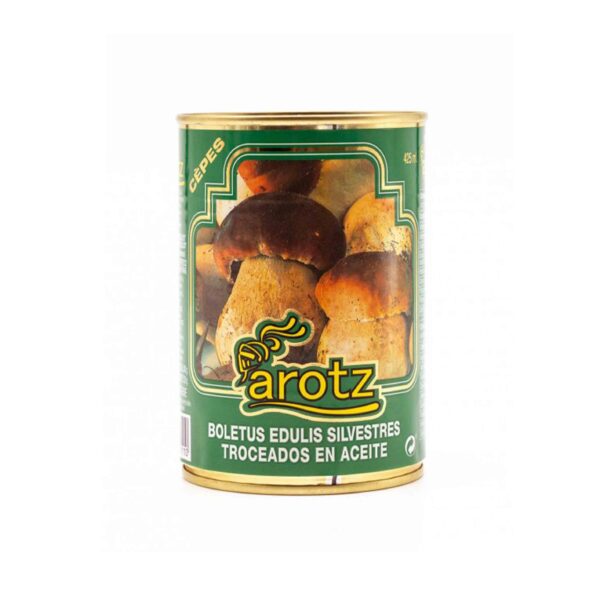 BOLETUS EDULIS ACEITE OLIVA LATA 460GR AROTZ