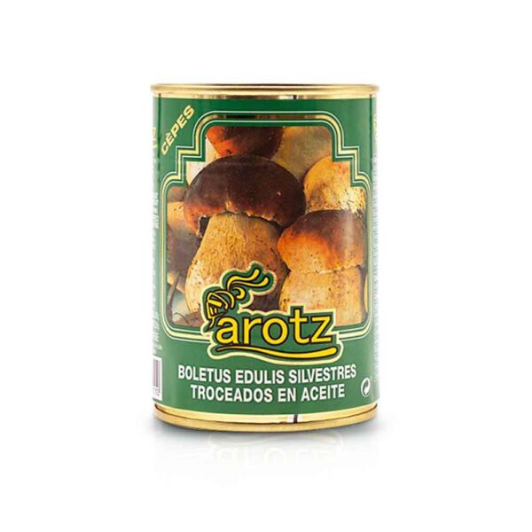 BOLETUS EDULIS ACEITE OLIVA TARRO 150GR AROTZ
