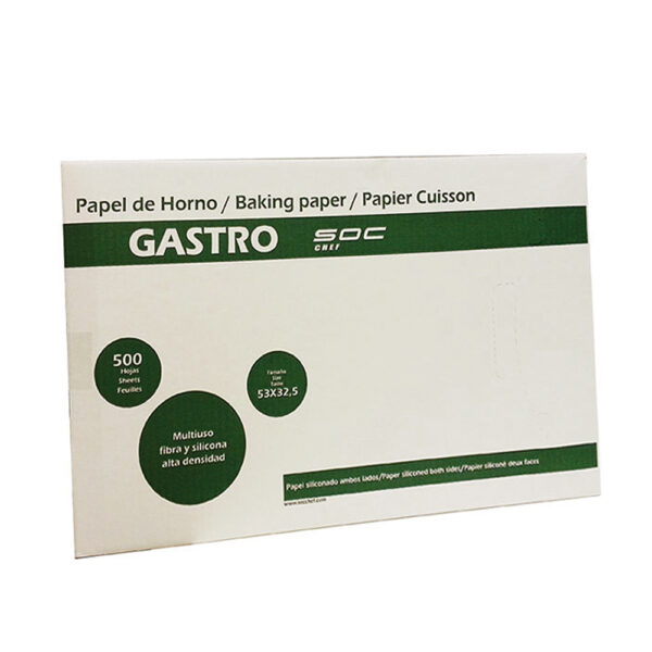 02-853615 500 HOJAS PAPEL DE HORNO GASTRO 53x32,5