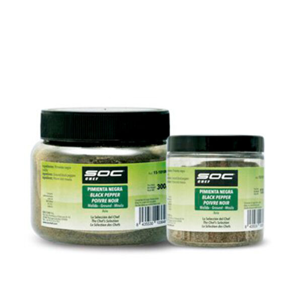 PIMIENTA NEGRA MOLIDA 300GR SOC