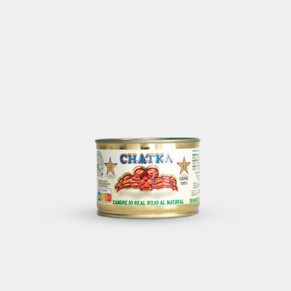 CANGREJO REAL 100% CARNE LATA 185 GR CHATKA