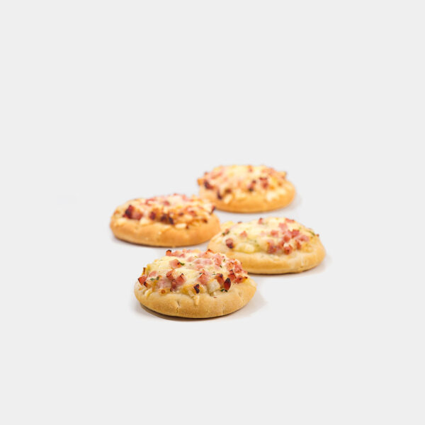 MINI PIZZA PROSCIUTTO 30GR 160UND ALVILARDAN