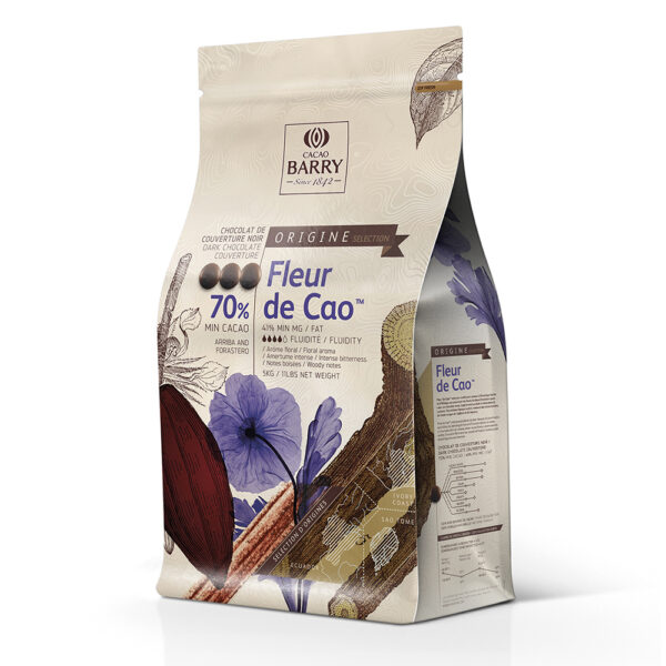 COBERTURA 70% FLEUR DE CAO 20KG BARRY