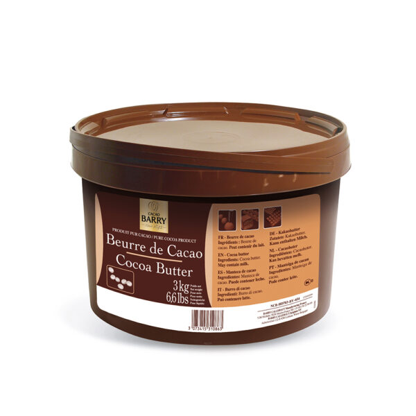 MANTECA DE CACAO CUBO 3KG BARRY