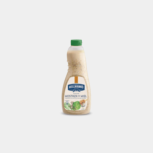 SALSA MOSTAZA Y MIEL BOTE 1KG HELLMANS