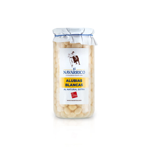 ALUBIAS BLANCAS FRASCO 1KG NAVARRICO